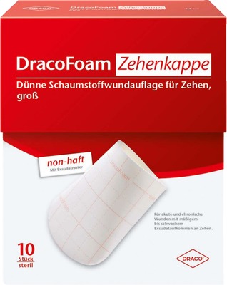 DRACOFOAM Zehenkappe groß 10 St Verband