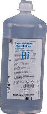 Ringer-Infusionslösung B. Braun 1000 ml Infusionslösung