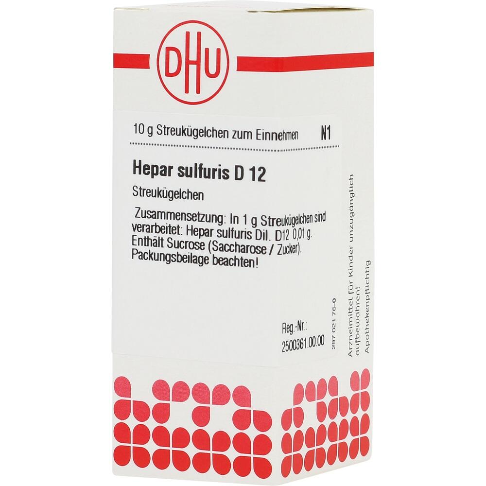 HEPAR SULFURIS D 12 Globuli 10 g Globuli