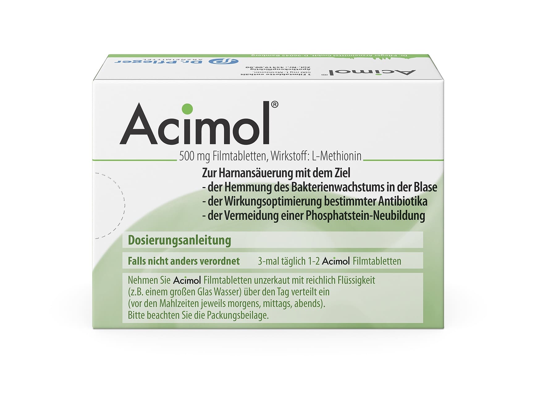 Acimol 500mg mit pH-Teststreifen 48 St Filmtabletten