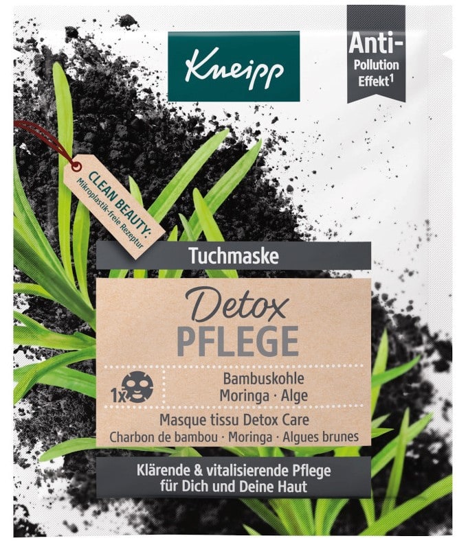 Kneipp Tuchmaske Detox PFLEGE 1 St Gesichtsmaske