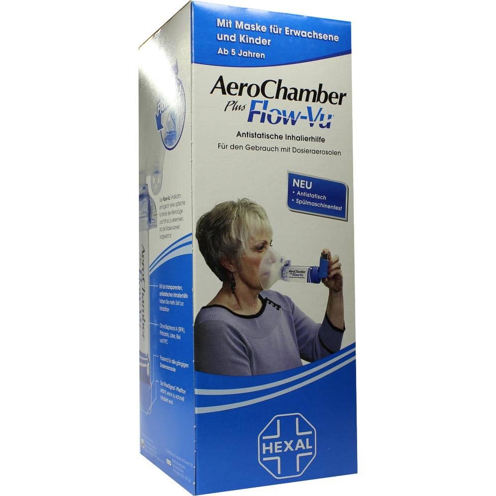 AEROCHAMBER HEXAL mit Maske f.Erwachsene 1 St