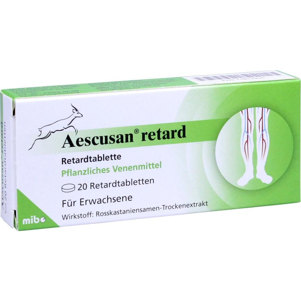 Aescusan retard 20 St Retard-Tabletten