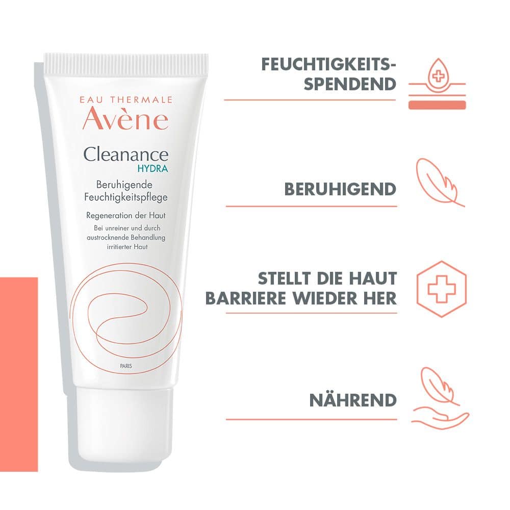 Avène Cleanance HYDRA Beruhigende Feuchtigkeitspflege 40 ml Creme