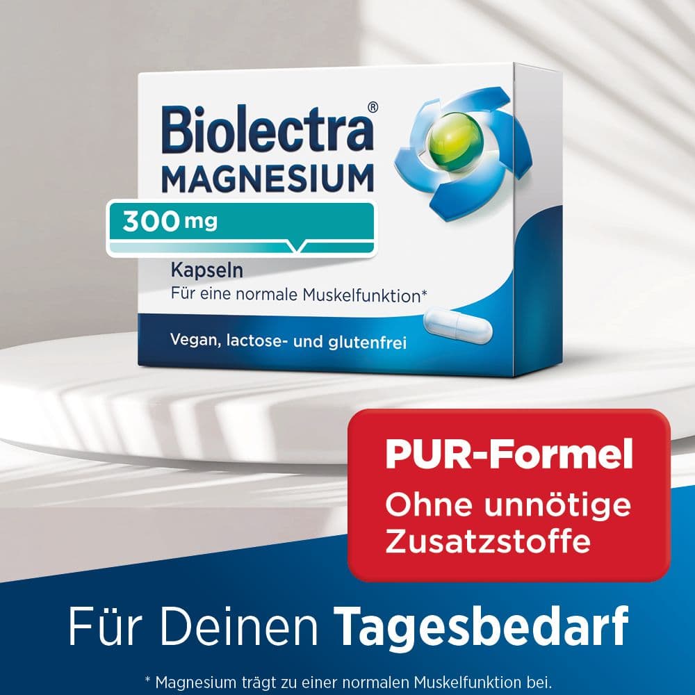Biolectra MAGNESIUM 300mg 100 St Kapseln