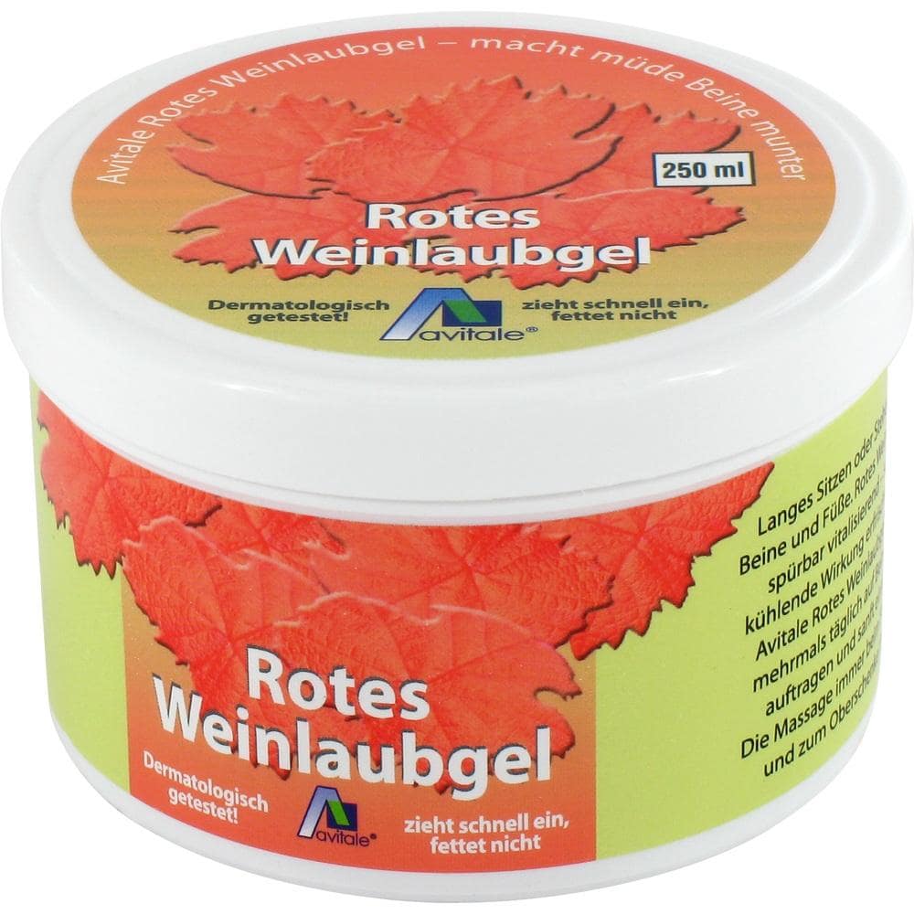 ROTES WEINLAUB Gel 250 ml Gel