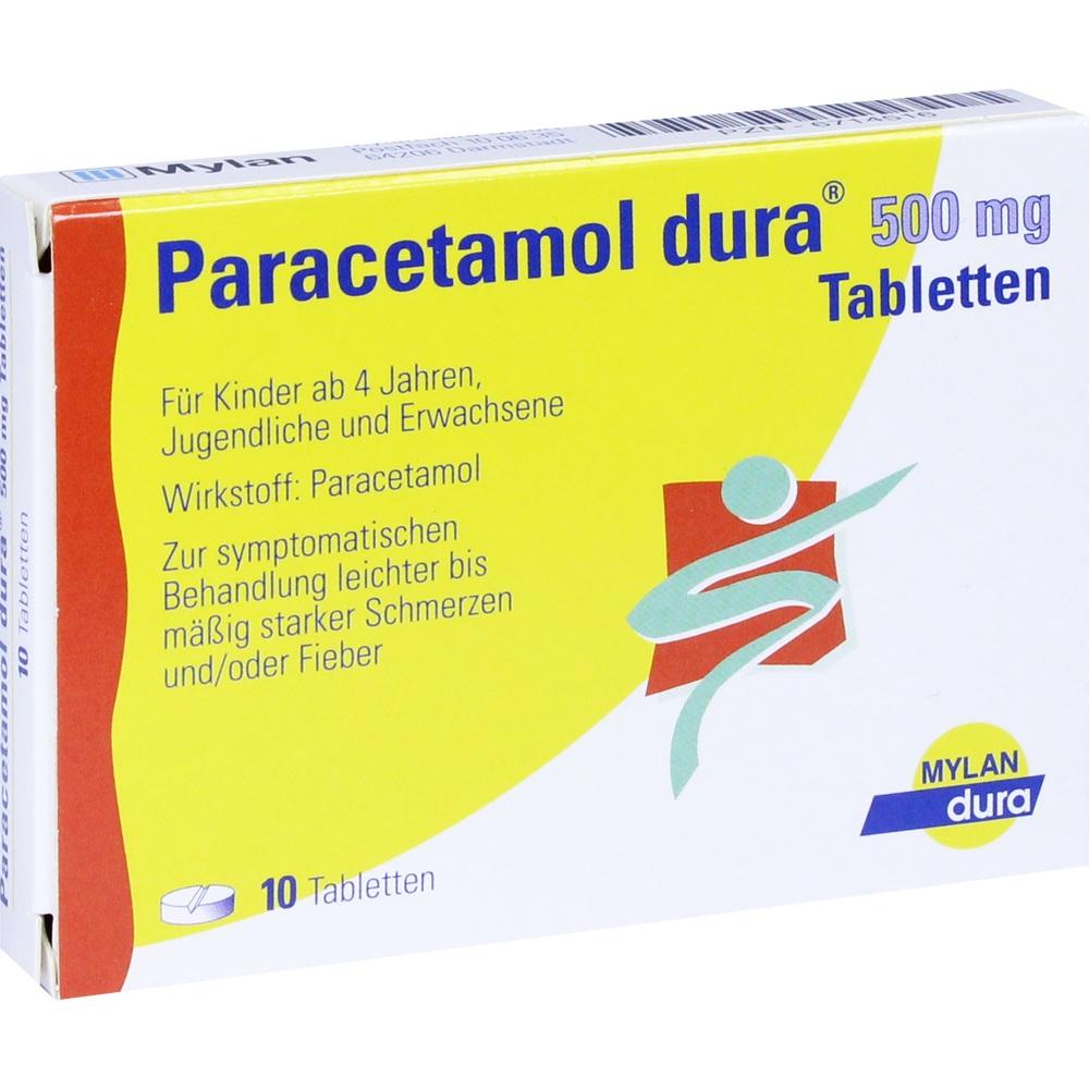 Paracetamol dura 500mg 10 St Tabletten