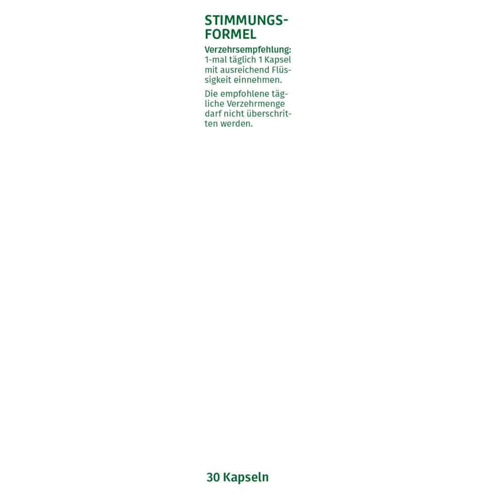 Green DOC STIMMUNGSFORMEL 30 St Kapseln