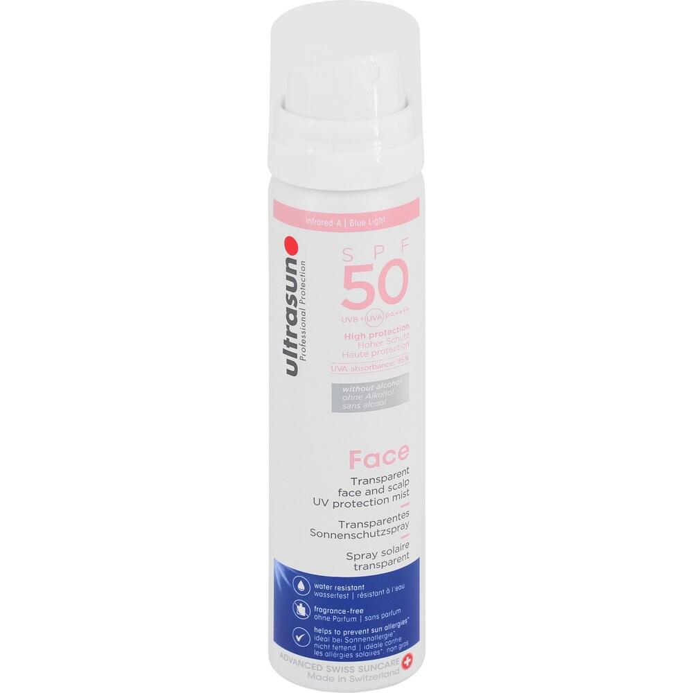 ultrasun Face Transparentes Sonnenschutzspray SPF 50  75 ml Spray