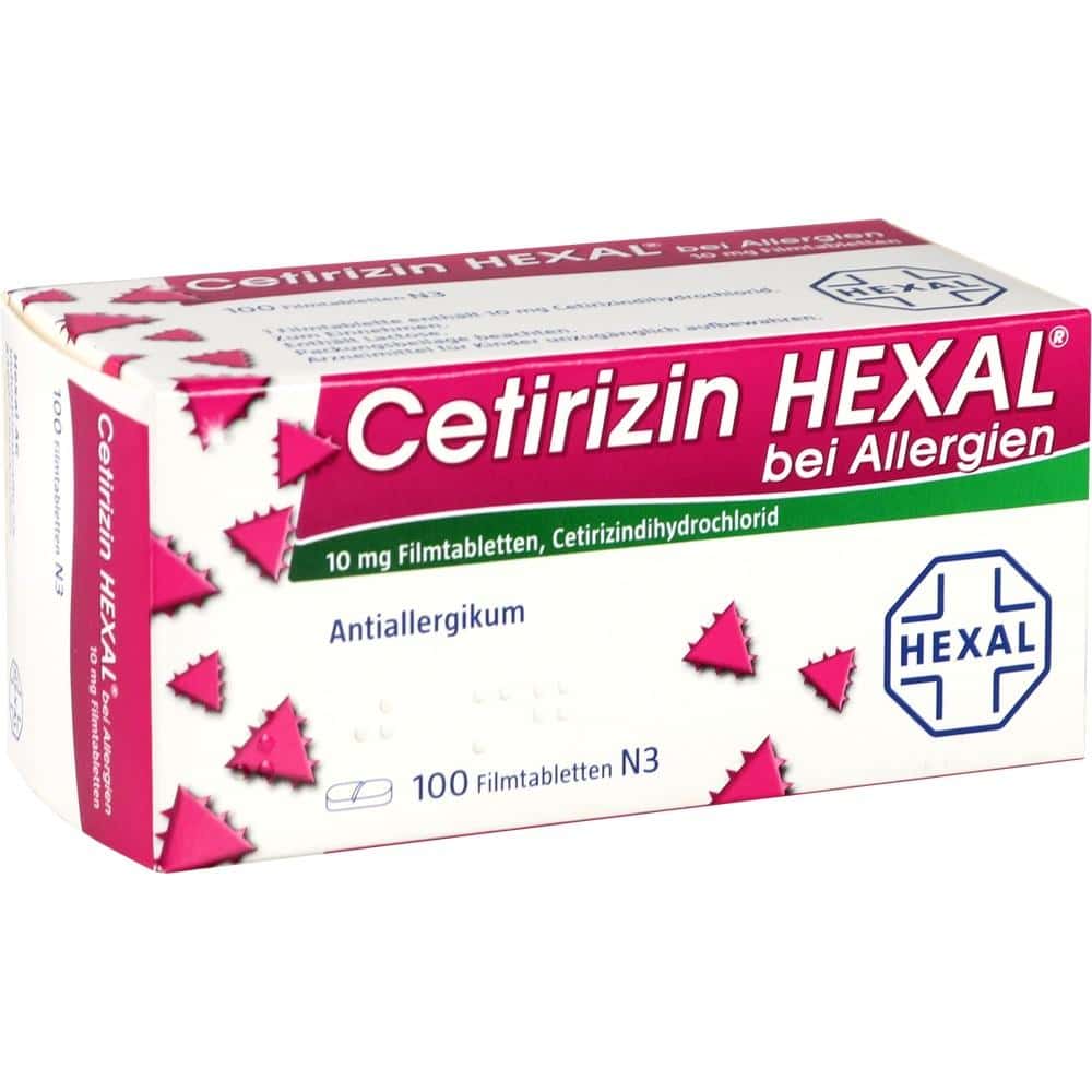 Cetirizin HEXAL  100 St Filmtabletten