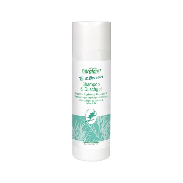 TEEBAUM SHAMPOO+Duschgel Bergland Tube 200 ml Gel
