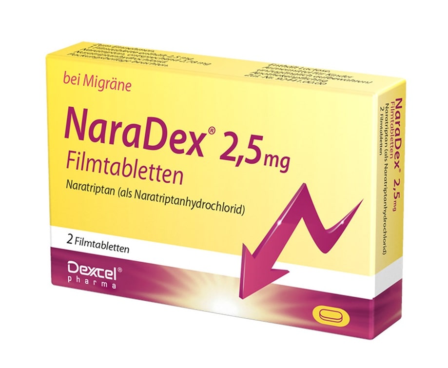 NaraDex 2,5mg 2 St Filmtabletten
