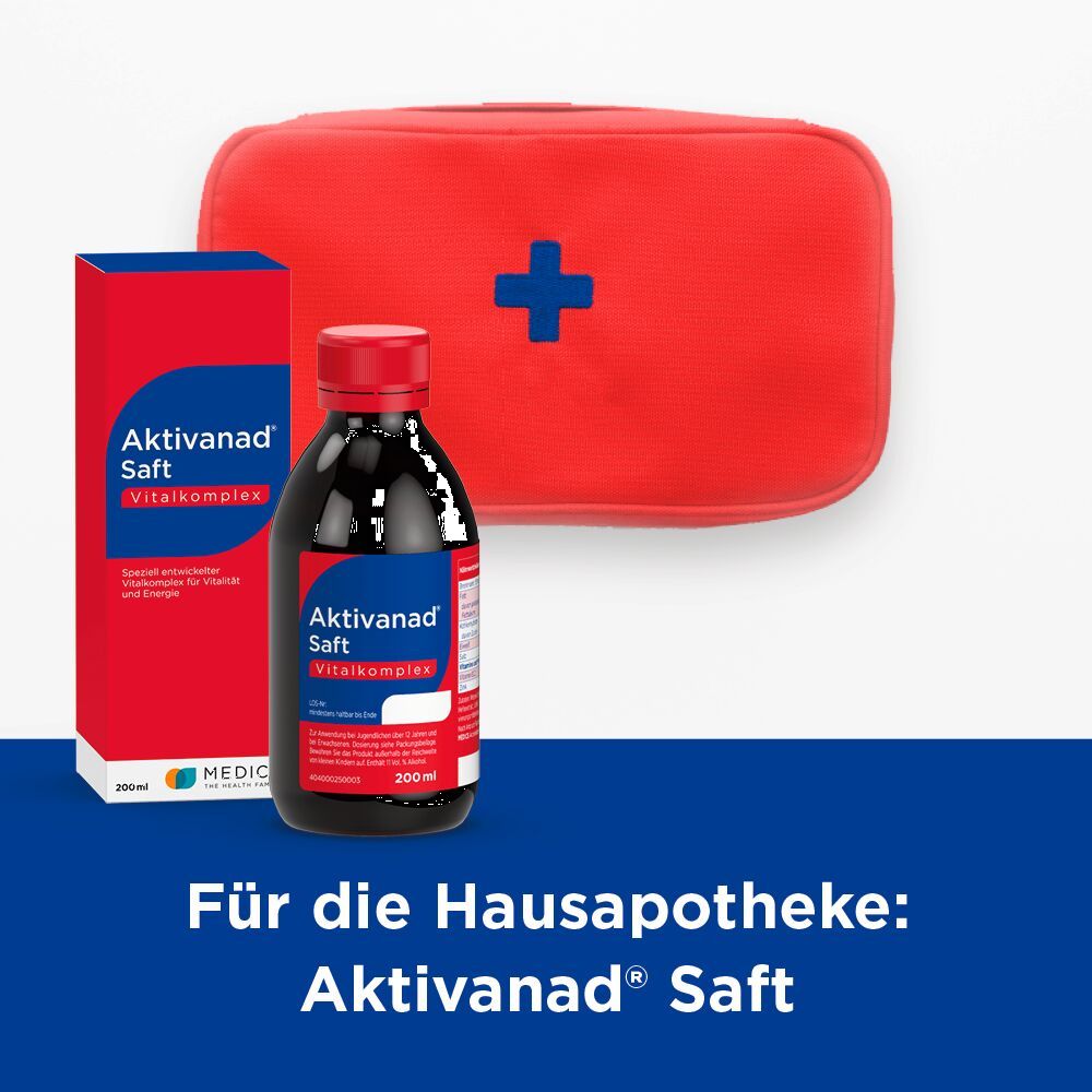 Aktivanad Saft 200ml bei Erschöpfung wegen Vitamin-B Mangel 200 ml Saft