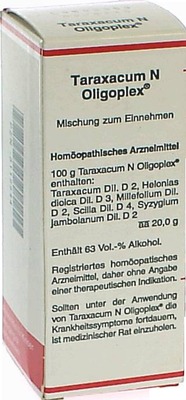 TARAXACUM N Oligoplex Liquidum 50 ml Liquidum