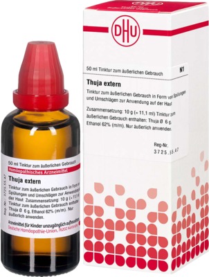 THUJA EXTERN Tinktur 50 ml Extrakt