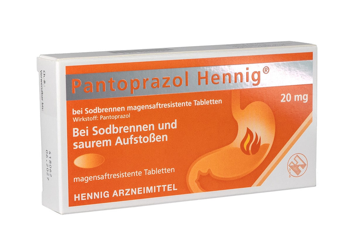 Pantoprazol Hennig bei Sodbrennen 20mg 7 St Tabletten magensaftresistent