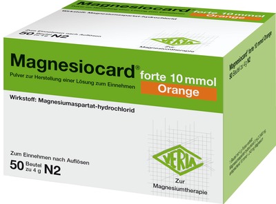 MAGNESIOCARD forte 10 mmol Orange  50 St Pulver zur Herstellung einer Lösung zum Einnehmen