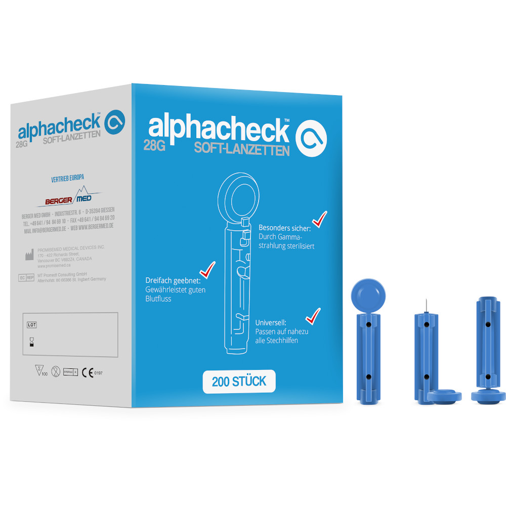 ALPHACHECK soft Lanzetten 28 G 200 St Lanzetten 200 St