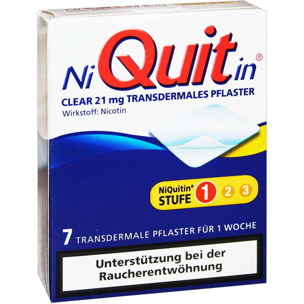 NiQuitin Clear 21mg/24 Stunden 7 St Pflaster transdermal