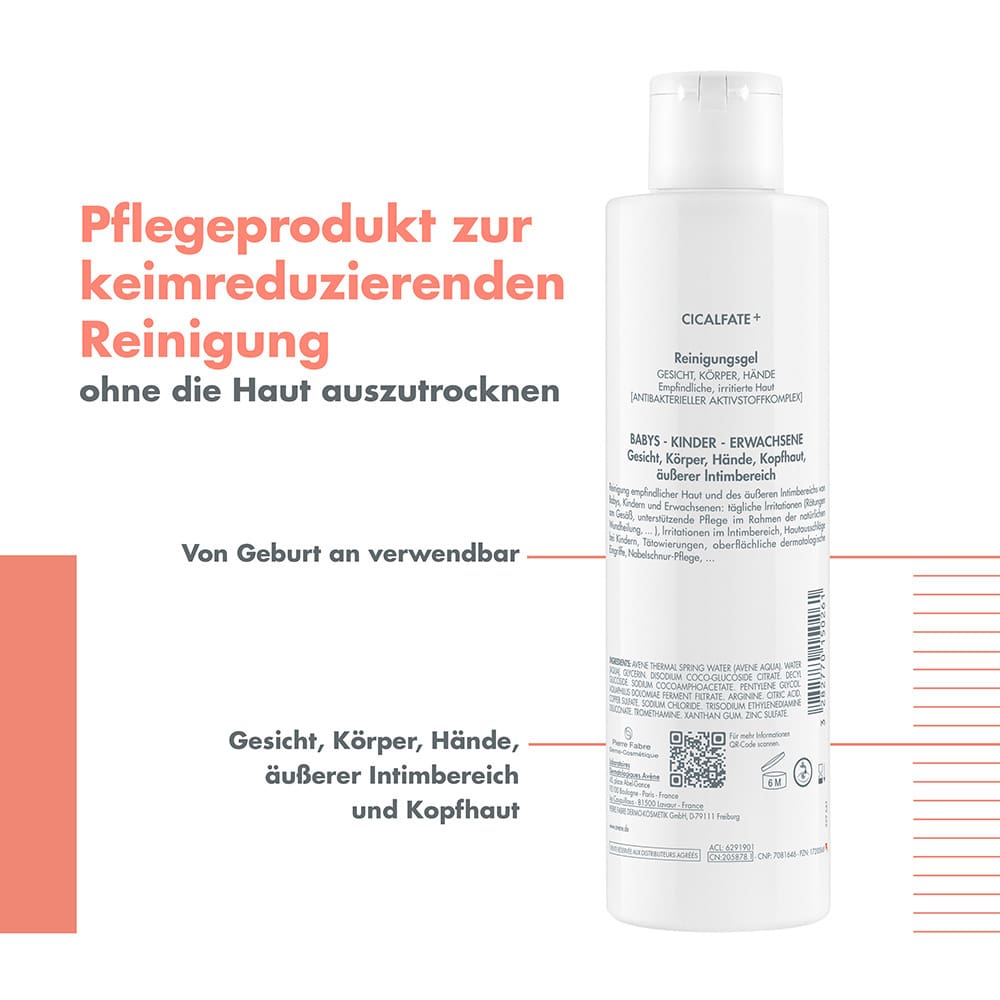 Avène CICALFATE+ REINIGUNGSGEL 200 ml Gel
