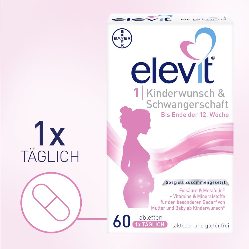 elevit 1 Kinderwunsch & Schwangerschaft 1X60 St Tabletten