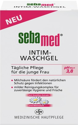 sebamed INTIM-WASCHGEL pH 3,8 für die junge Frau 200 ml Flüssigseife