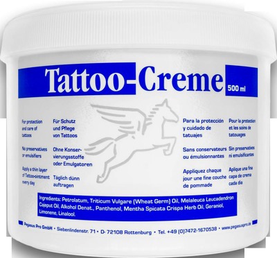 Tattoo Creme Pegasus Pro 500 ml Creme
