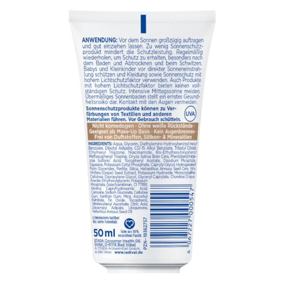 Ladival Anti-Pigmentflecken Sonnenschutz-Creme Gesicht LSF 50+ 50 ml Creme