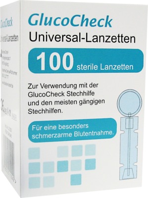 GLUCO CHECK Lanzetten Universal 100 St Lanzetten