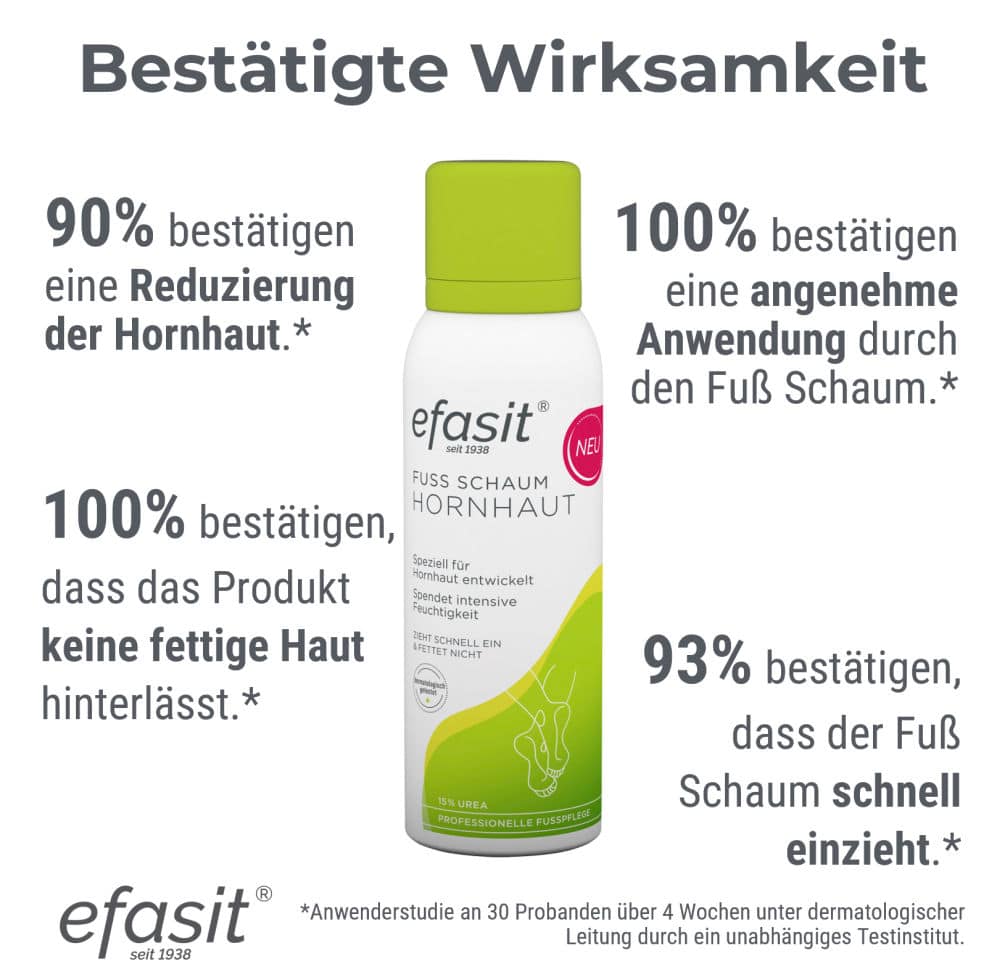efasit FUSS SCHAUM HORNHAUT 125 ml Schaum