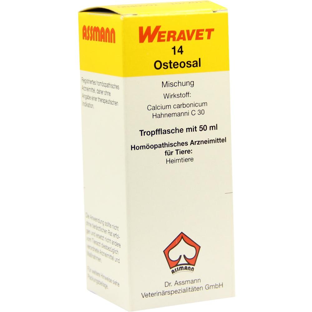 OSTEOSAL 14 Tropfen vet. 50 ml Tropfen