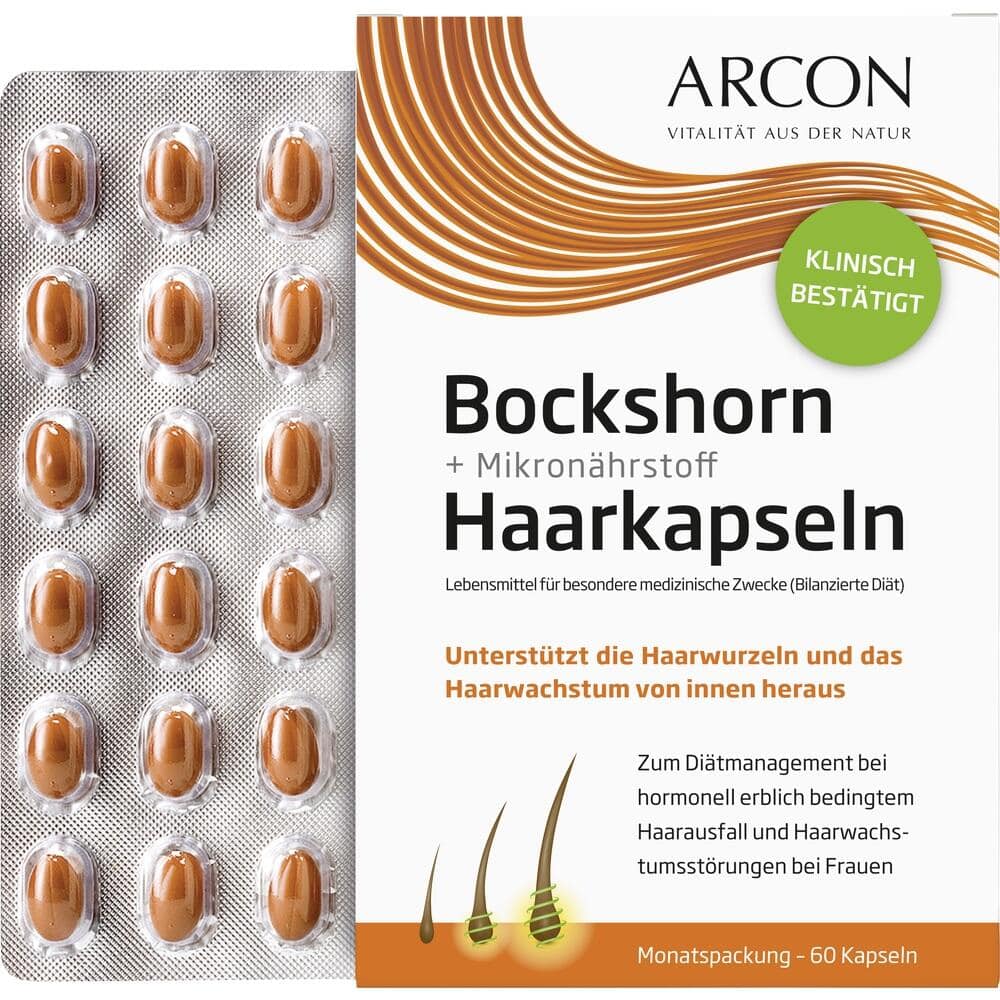ARCON Bockshorn + Mikronährstoff Haarkapseln  60 St Kapseln