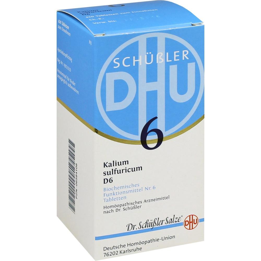 DHU Schüßler-Salz Nr. 6 Kalium sulfuricum D6 420 St Tabletten