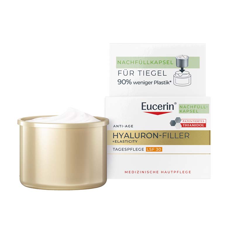 Eucerin HYALURON FILLER + ELASTICITY TAG LSF 30 Nachfüllpack 50 ml Creme