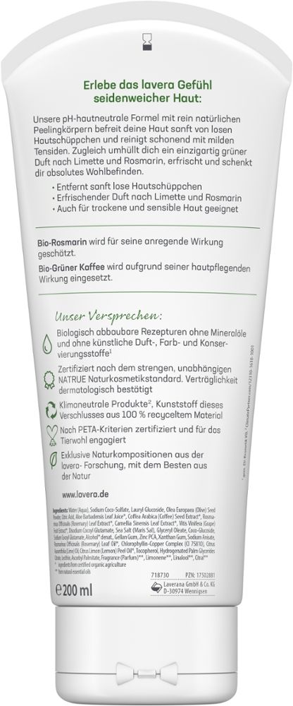 lavera DUSCH-PEELING 200 ml Tube