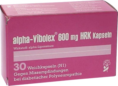 Alpha-Vibolex 600 HRK 30 St Weichkapseln