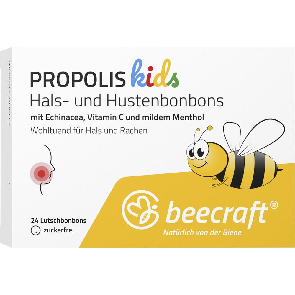 beecraft PROPOLIS kids Hals- und Hustenbonbons 24 St Bonbons