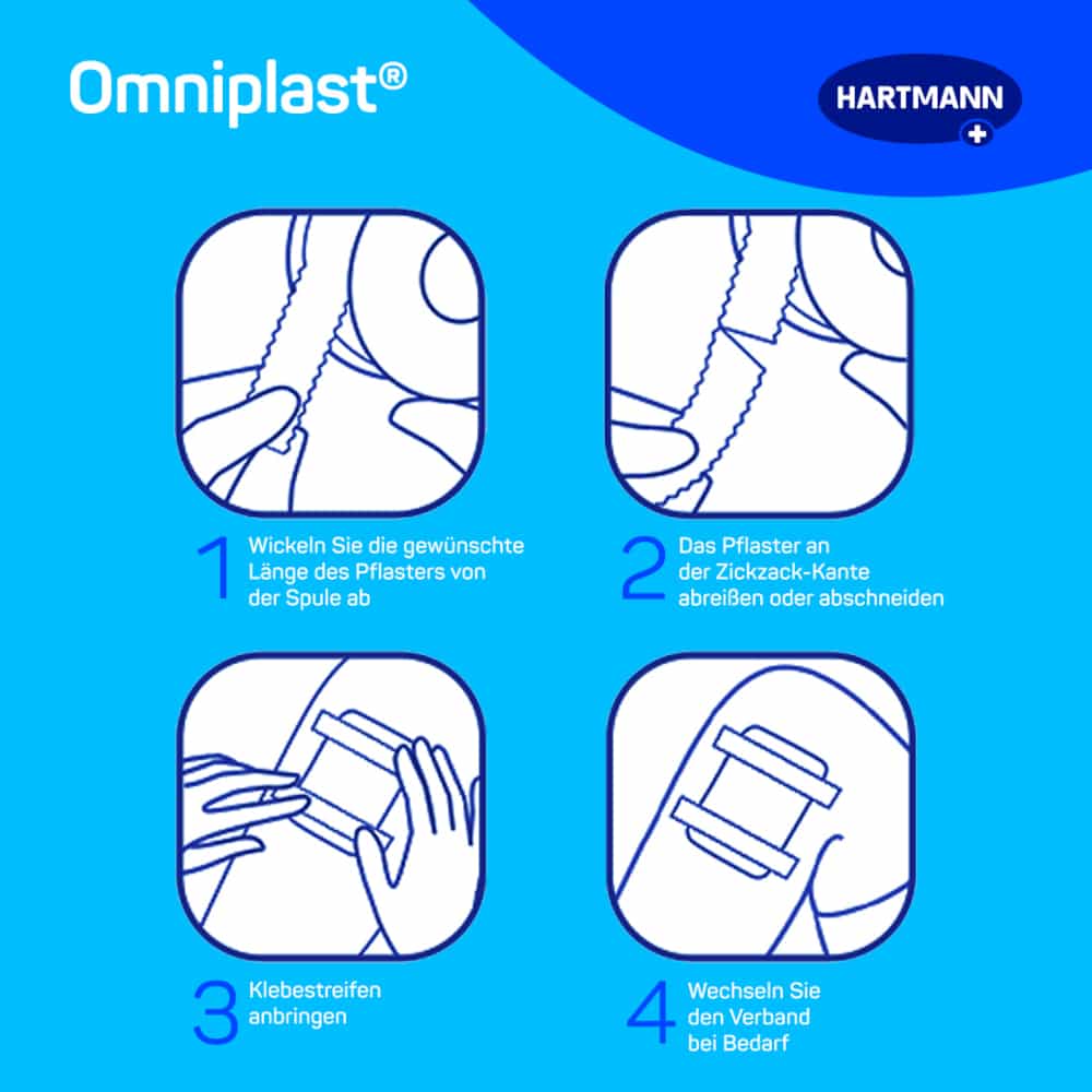 omniplast 2,5cm x 5m 1 St Pflaster omniplast 2,5cm x 5m 1 St Pflaster