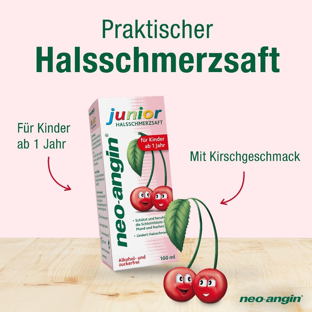 neo-angin junior HALSSCHMERZSAFT 100 ml Saft