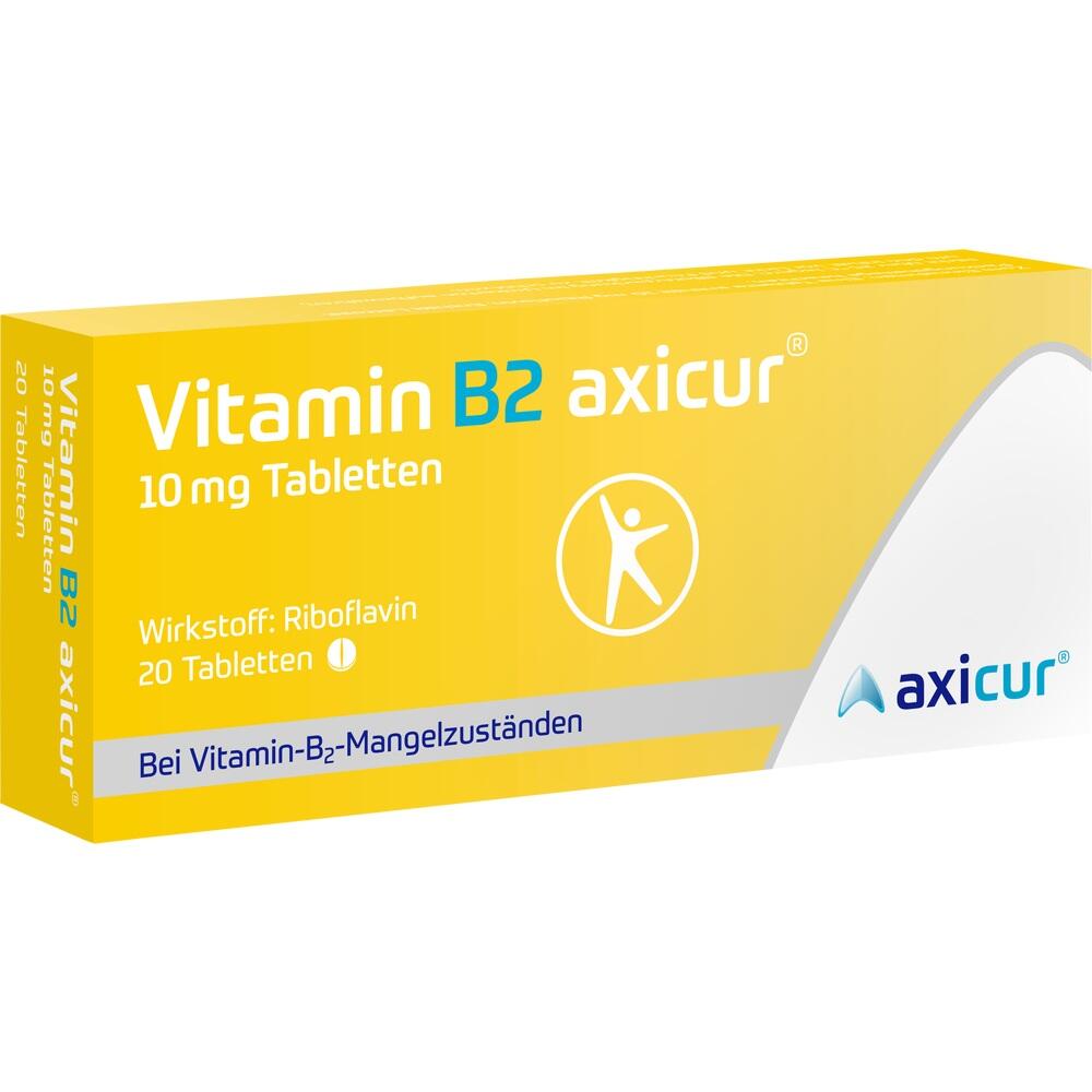 Vitamin B2 axicur 10 mg  20 St Tabletten