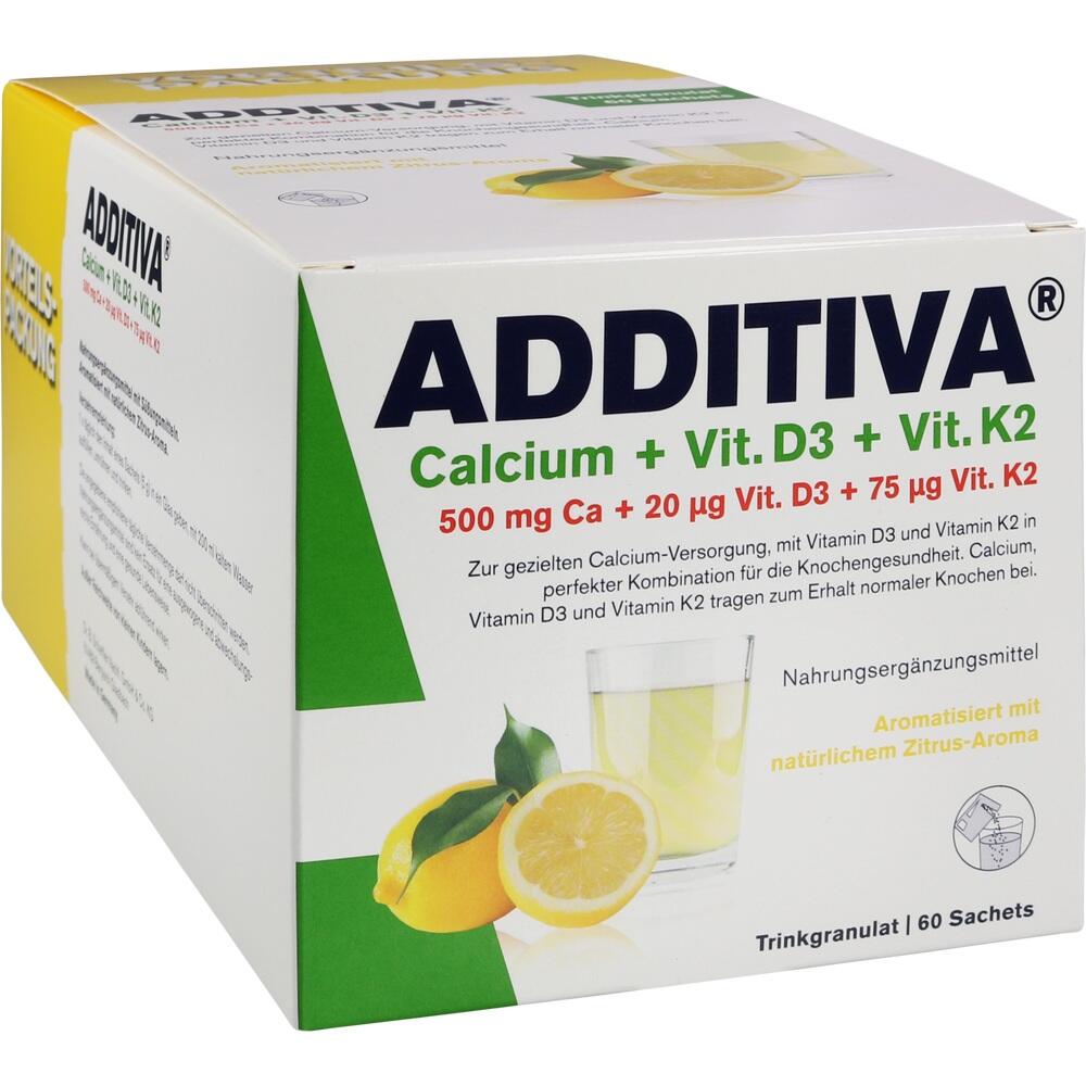 ADDITIVA Calcium+D3+K2 Granulat 60 St Granulat