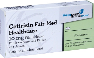 Cetirizin Fair-Med Healthcare 10mg 100 St Filmtabletten