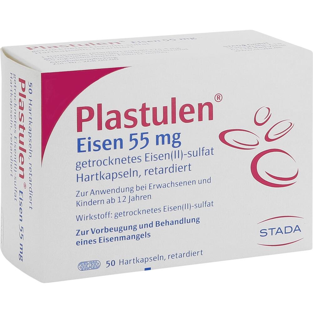 Plastulen Eisen 55mg 50 St Retard-Kapseln