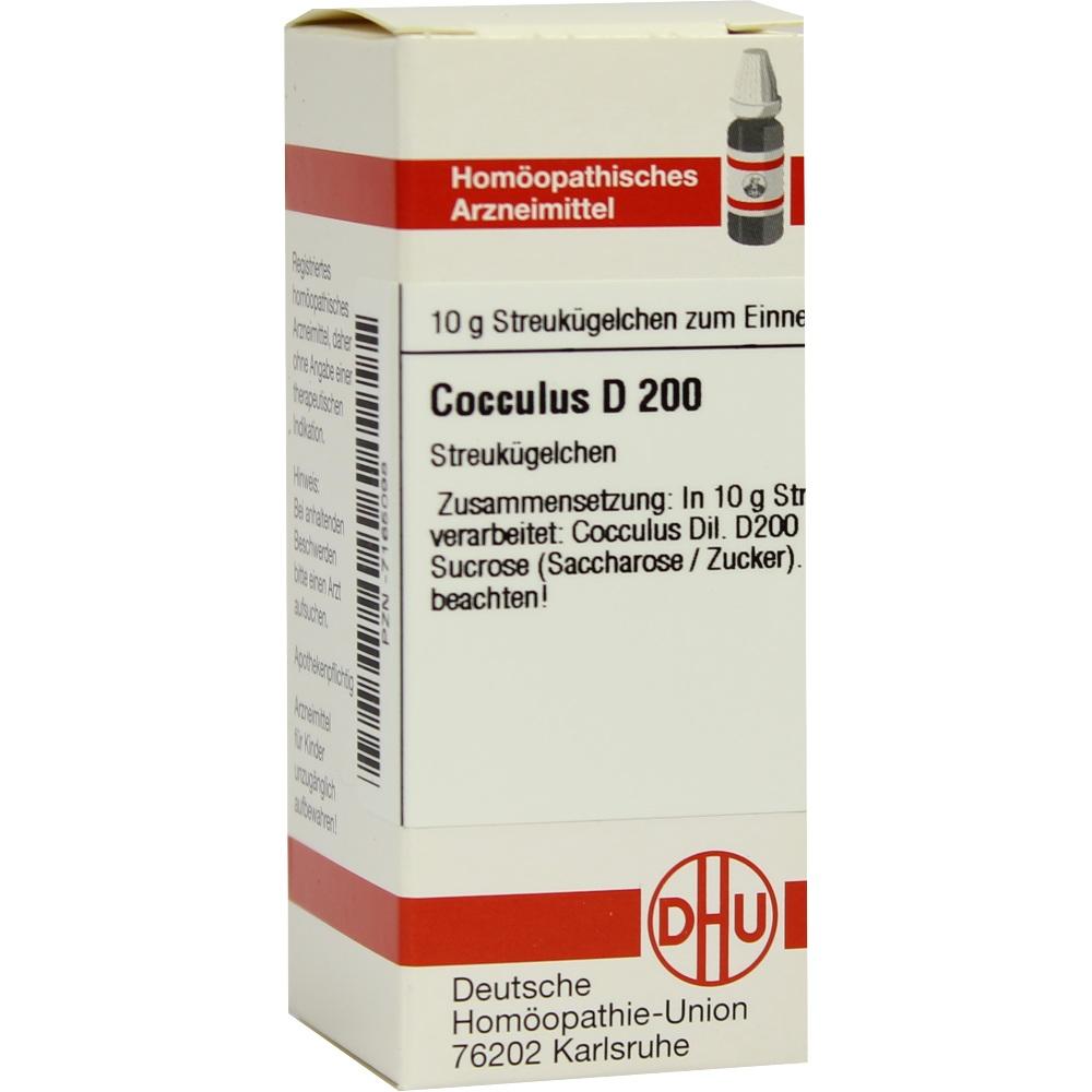 COCCULUS D 200 Globuli 10 g Globuli