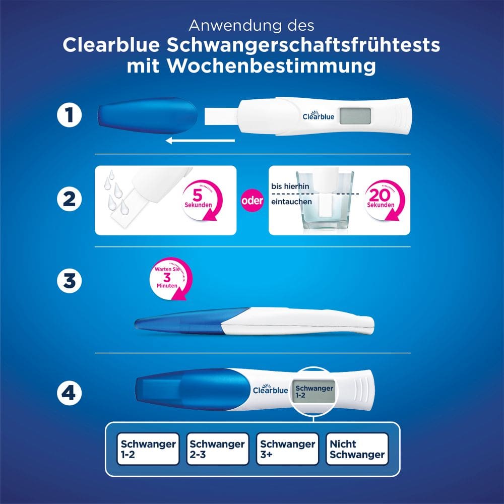 Clearblue Schwangerschaftstest mit Wochenbestimmung 1 St Test