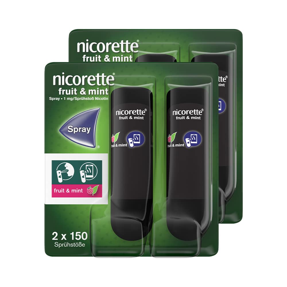 nicorette fruit & mint Spray 4er Set 2X2 St Spray