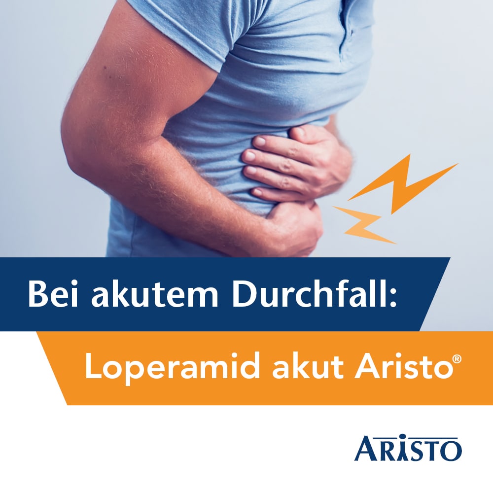 Loperamid akut Aristo 2mg 10 St Tabletten