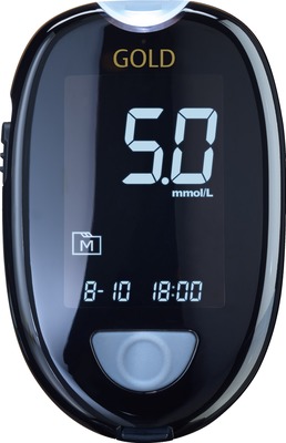 GLUCO CHECK GOLD Blutzuckermessgerät Set mmol/l 1 St