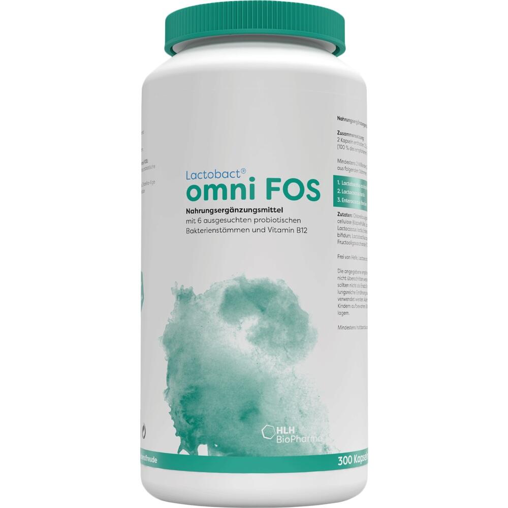 Lactobact omni FOS magensaftresistente Kapseln 300 St Kapseln magensaftresistent