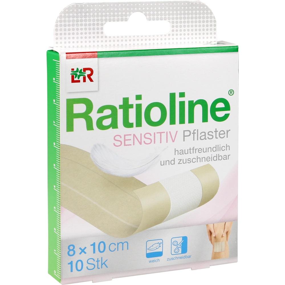 RATIOLINE sensitive Wundschnellverband 8 cmx1 m 1 St Pflaster
